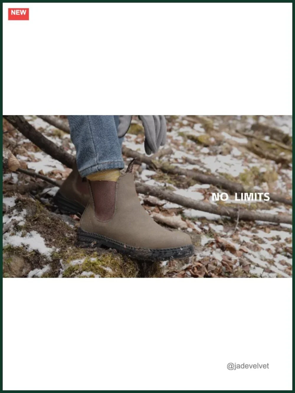 Faux Leather Chelsea Ankle Boots for Women Waterproof Slip-On Hiking